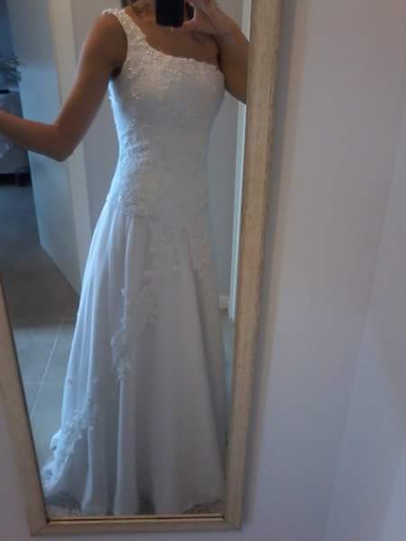 vendo vestido de novia talle S