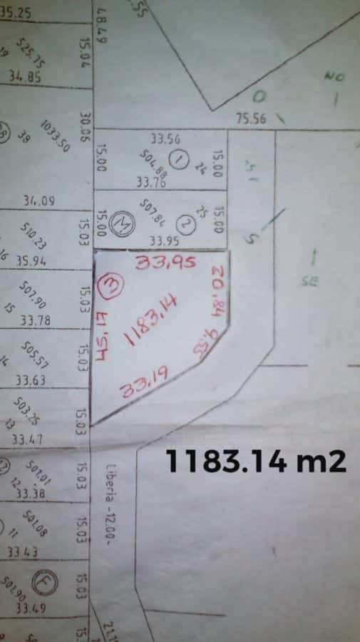 TERRENO 1183,44 M2 – GRAN OPORTUNIDAD – ESQUINA – ESCRITURAS – VILLA CARLOS PAZ