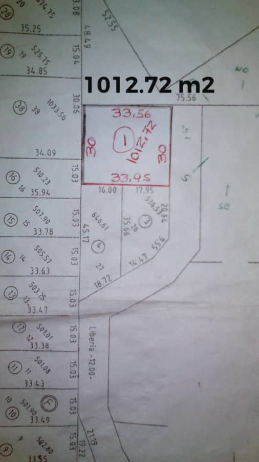 TERRENO 1012.72 M2 – VILLA CARLOS PAZ CÓRDOBA – VILLA DEL LAGO  – ESCRITURAS